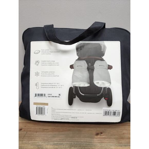 UPPAbaby Cozy Handmuffs Beige Polyester Stroller Glove/Mitten with Bag - Picture 6 of 8